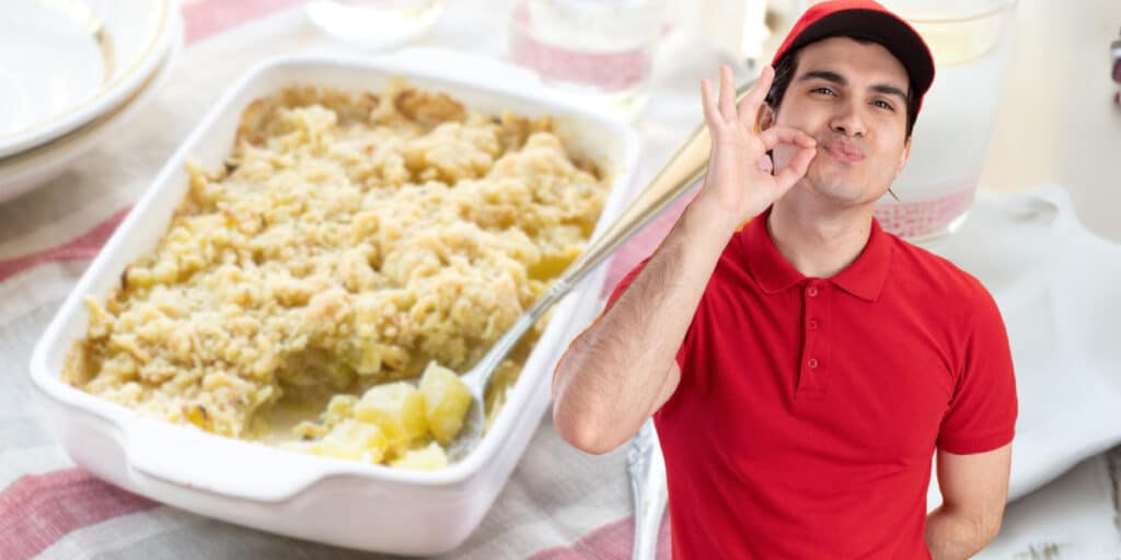 Unwiderstehlich und gesund! Probieren Sie jetzt diesen pikanten Zucchini-Crumble mit Ziegenkäse!